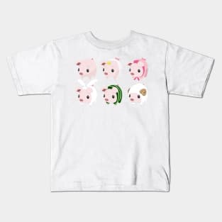 Many Poogie Piggies! Kids T-Shirt